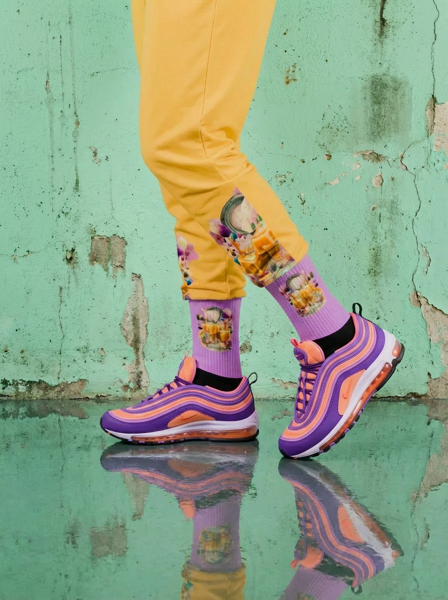 Otto STRTWR I Premium Streetwear I Urban Fashion-Kollektion Caramel Aliens - Styleguide - Socks