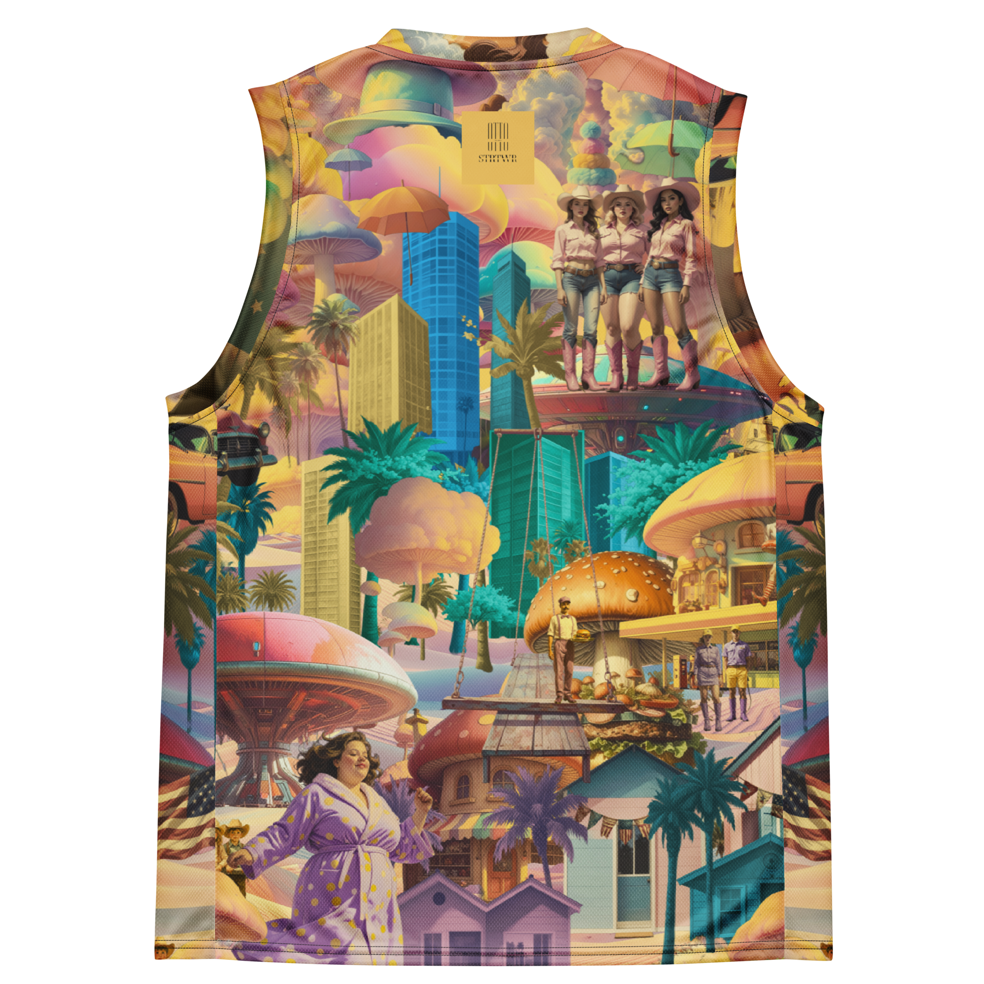 Basketballshirt Burger City | Premium Streetwear Otto Strtwr Basketball Shirt