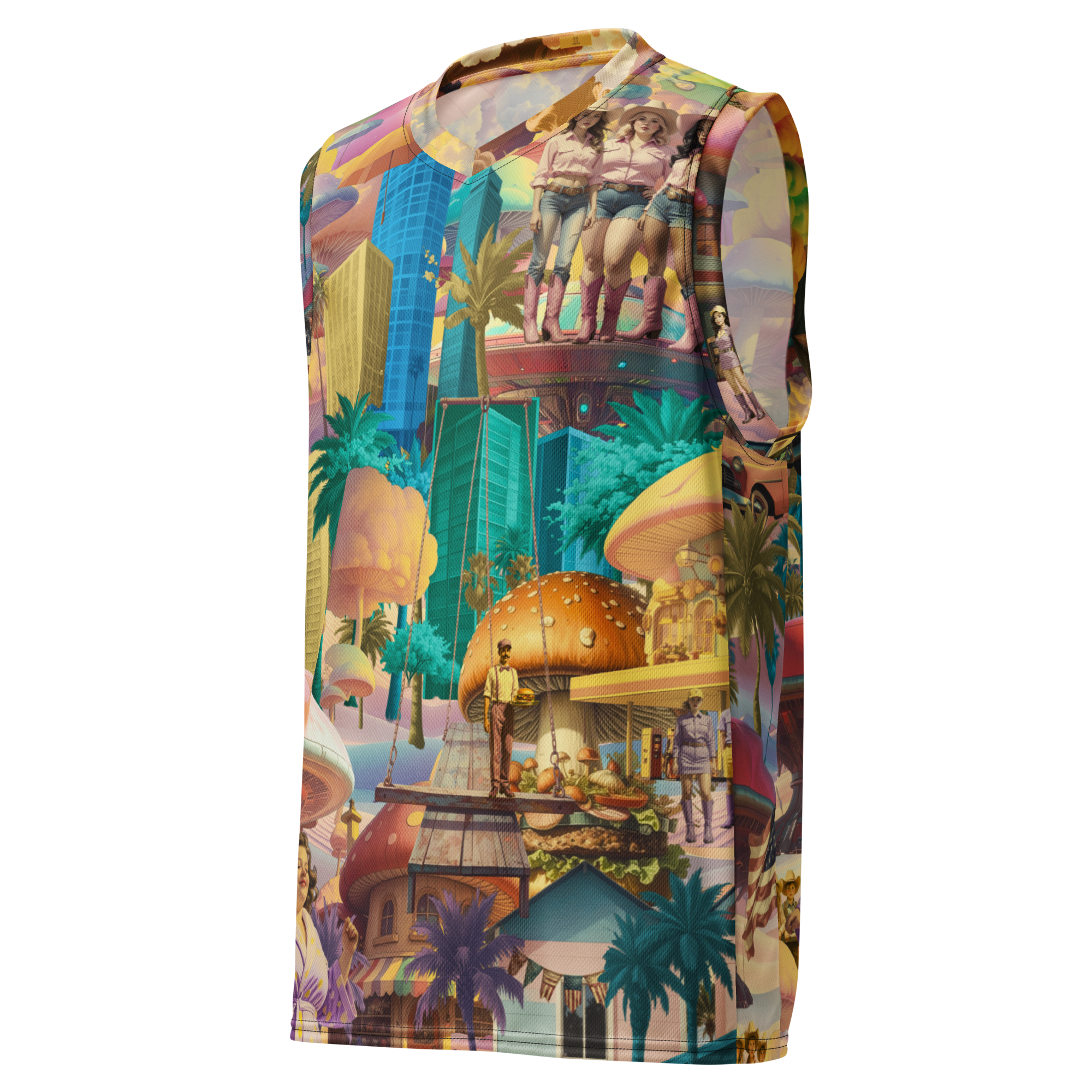 Basketballshirt Burger City | Premium Streetwear Otto Strtwr Basketball Shirt