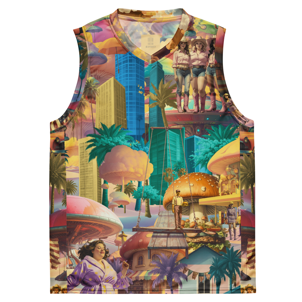Basketballshirt Burger City | Premium Streetwear Otto Strtwr Basketball Shirt