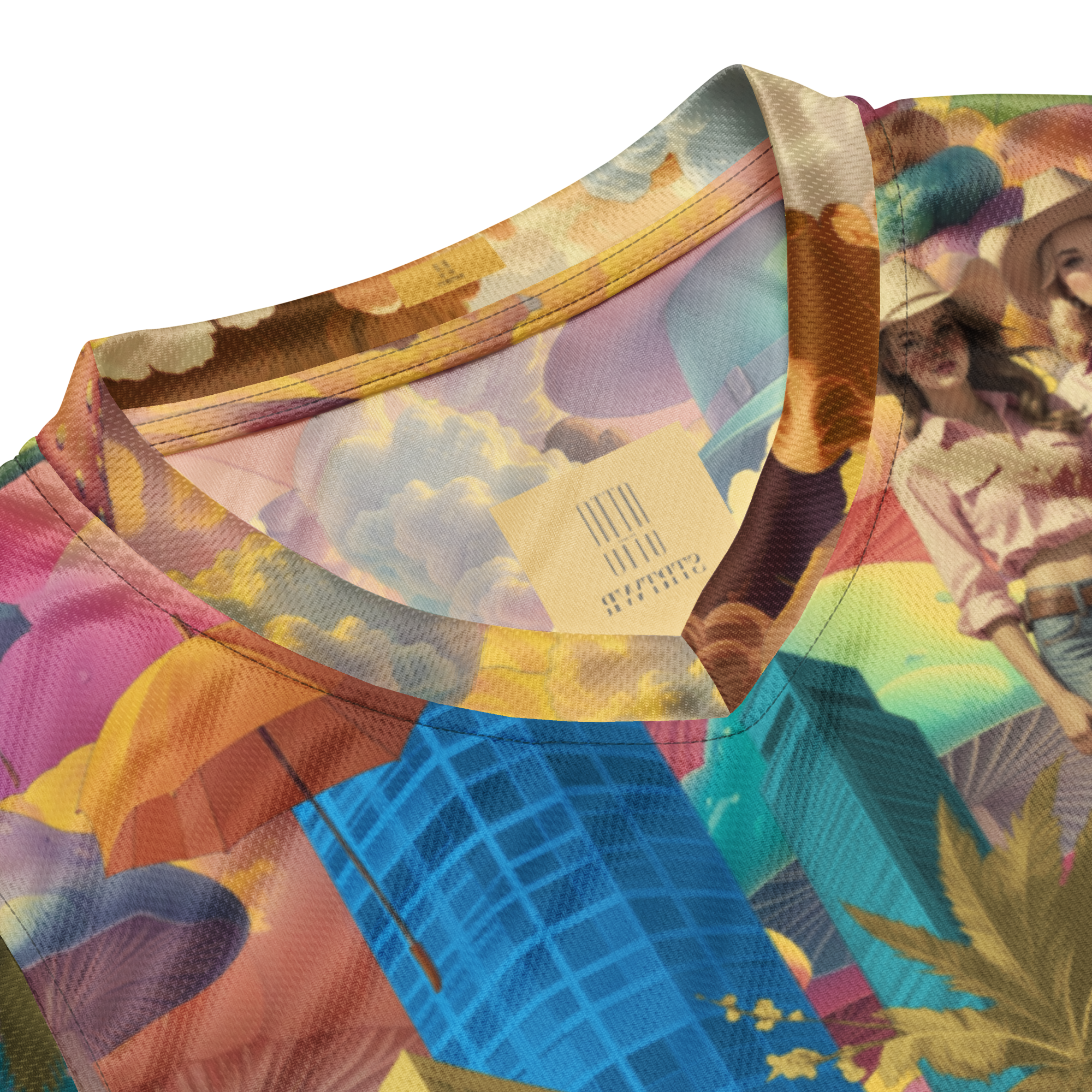 Basketballshirt Burger City | Premium Streetwear Otto Strtwr Basketball Shirt