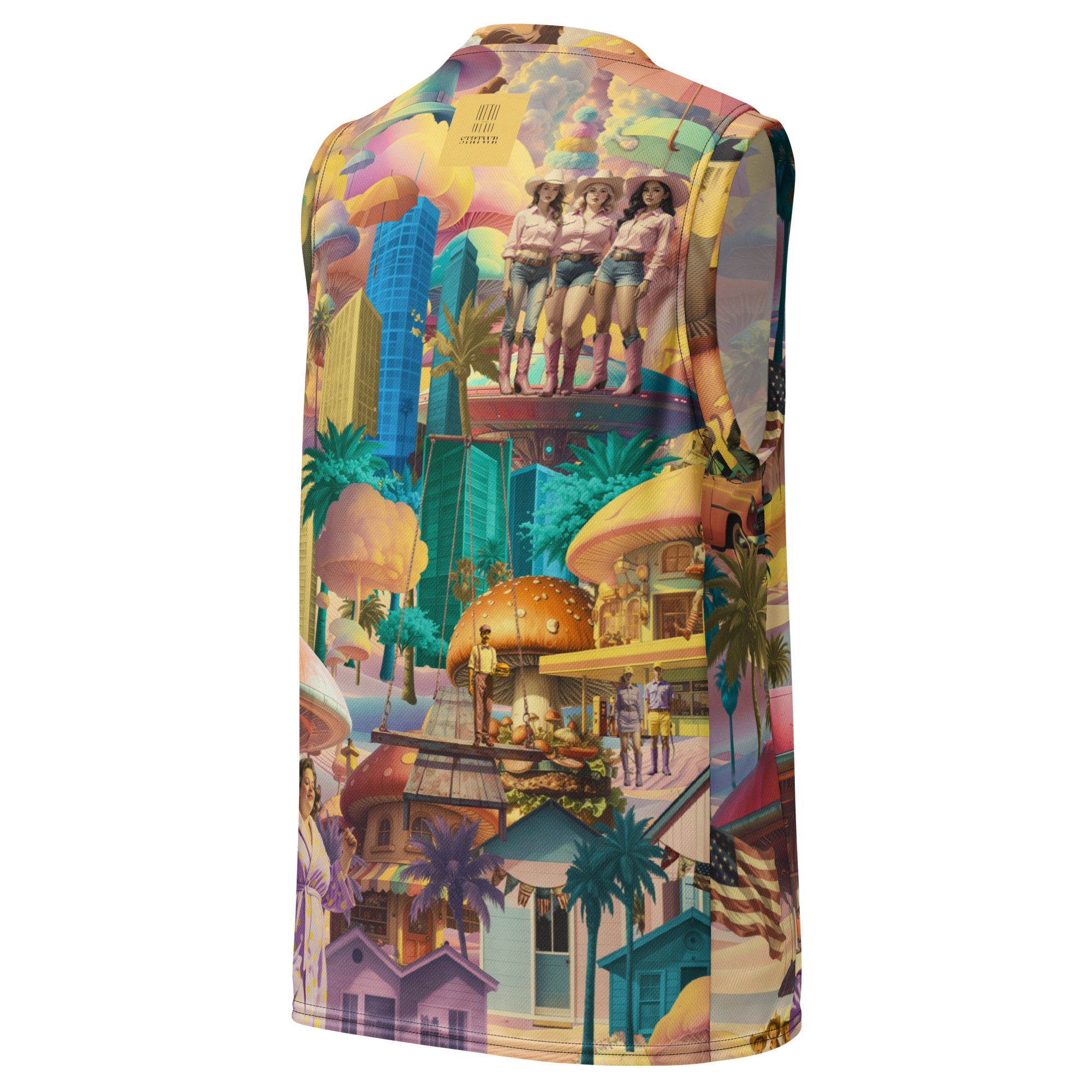 Basketballshirt Burger City | Premium Streetwear Otto Strtwr Basketball Shirt