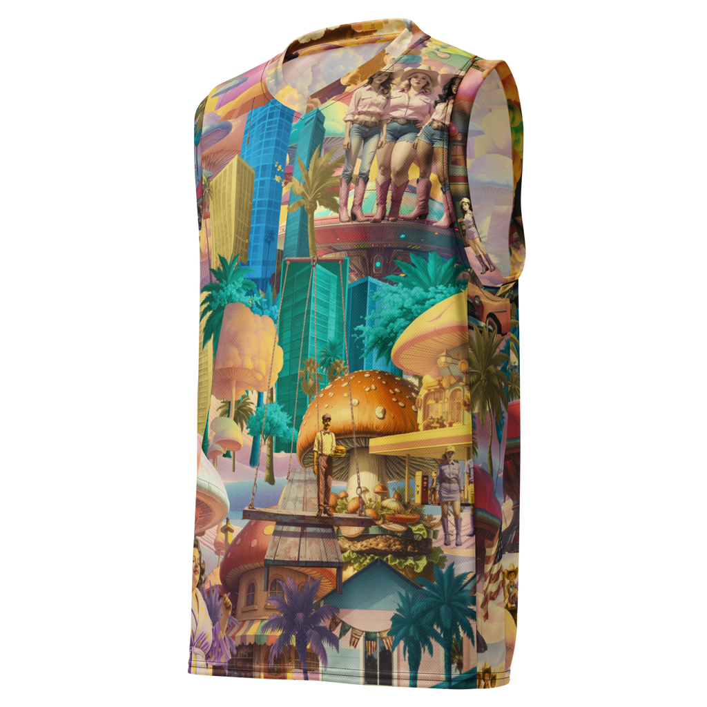 Basketballshirt Burger City | Premium Streetwear Otto Strtwr Basketball Shirt