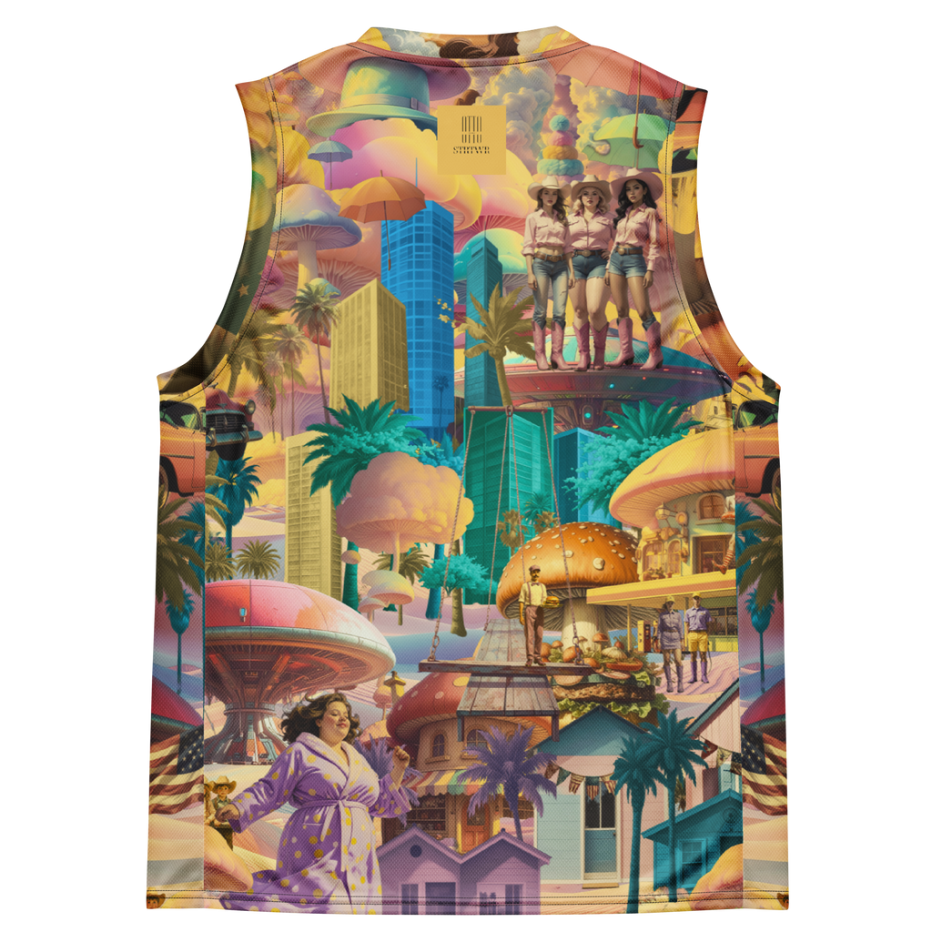 Basketballshirt Burger City | Premium Streetwear Otto Strtwr Basketball Shirt