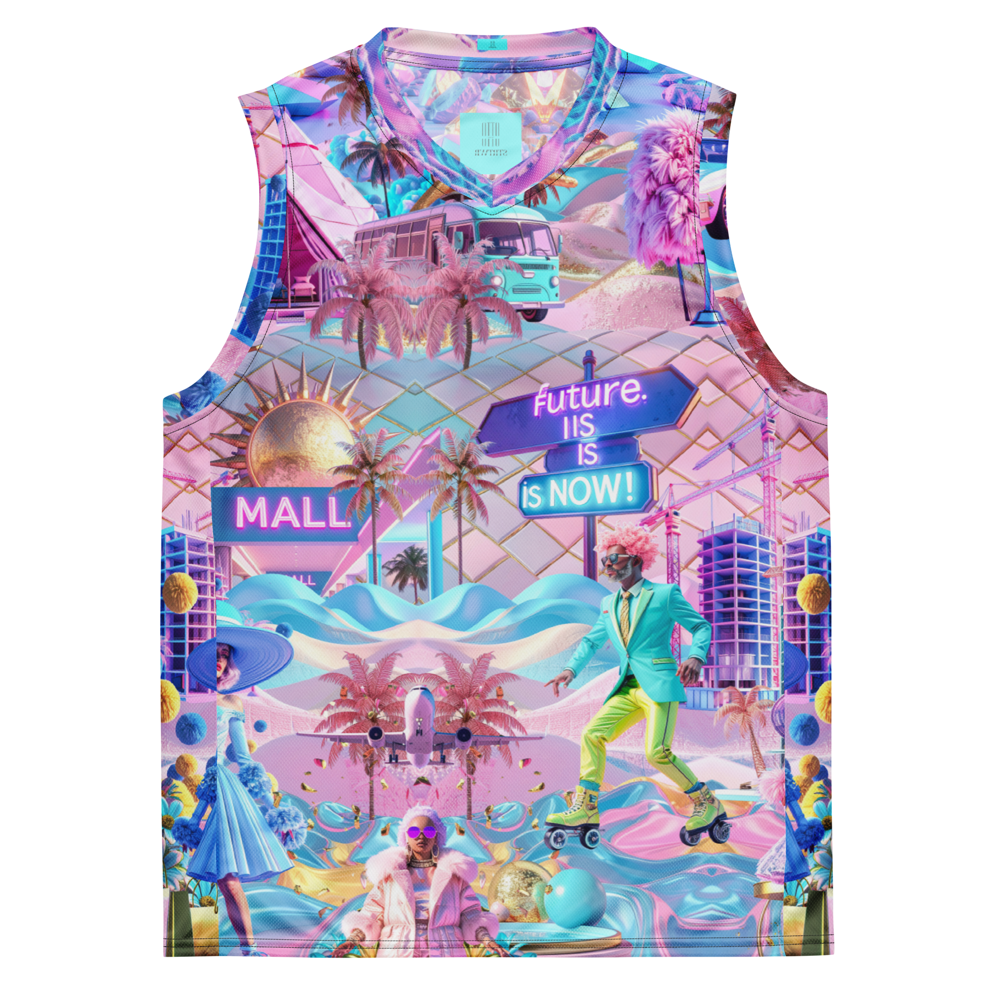 Basketballshirt Future Is Now | Premium Streetwear Otto Strtwr Basketball Shirt