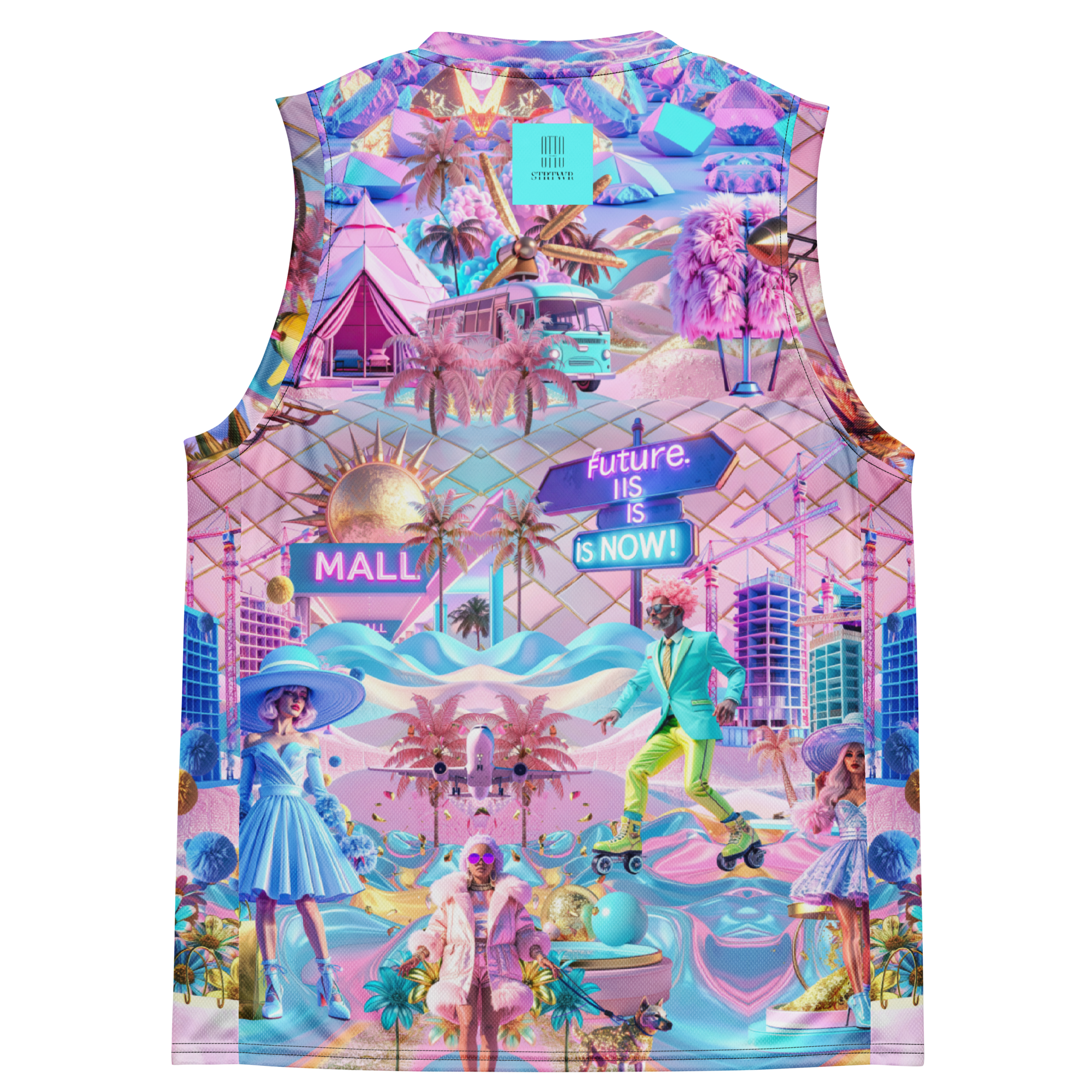 Basketballshirt Future Is Now | Premium Streetwear Otto Strtwr Basketball Shirt