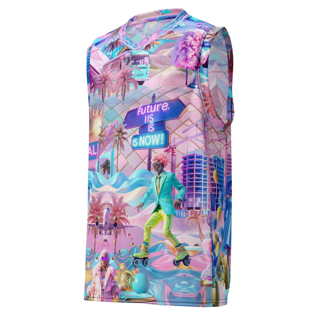 Basketballshirt Future Is Now | Premium Streetwear Otto Strtwr Basketball Shirt