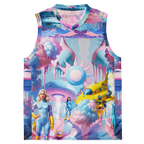 Basketballshirt Light Blue Planet | Premium Streetwear Otto Strtwr Basketball Shirt