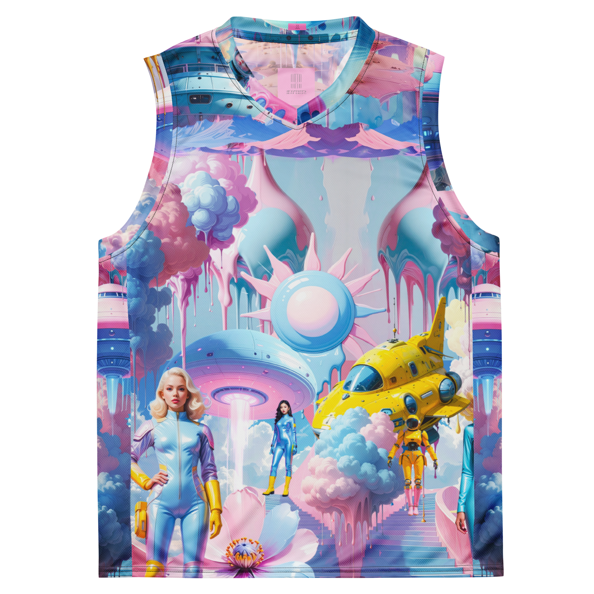 Basketballshirt Light Blue Planet | Premium Streetwear Otto Strtwr Basketball Shirt