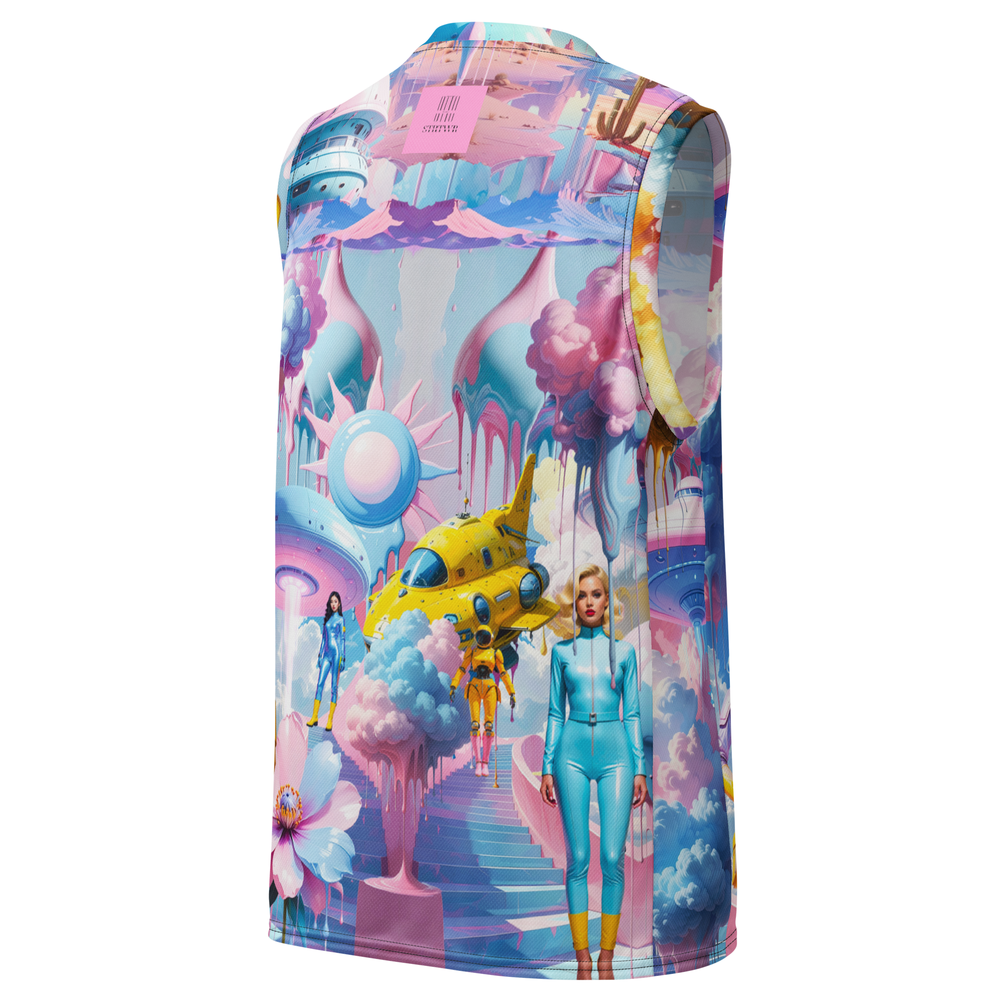 Basketballshirt Light Blue Planet | Premium Streetwear Otto Strtwr Basketball Shirt