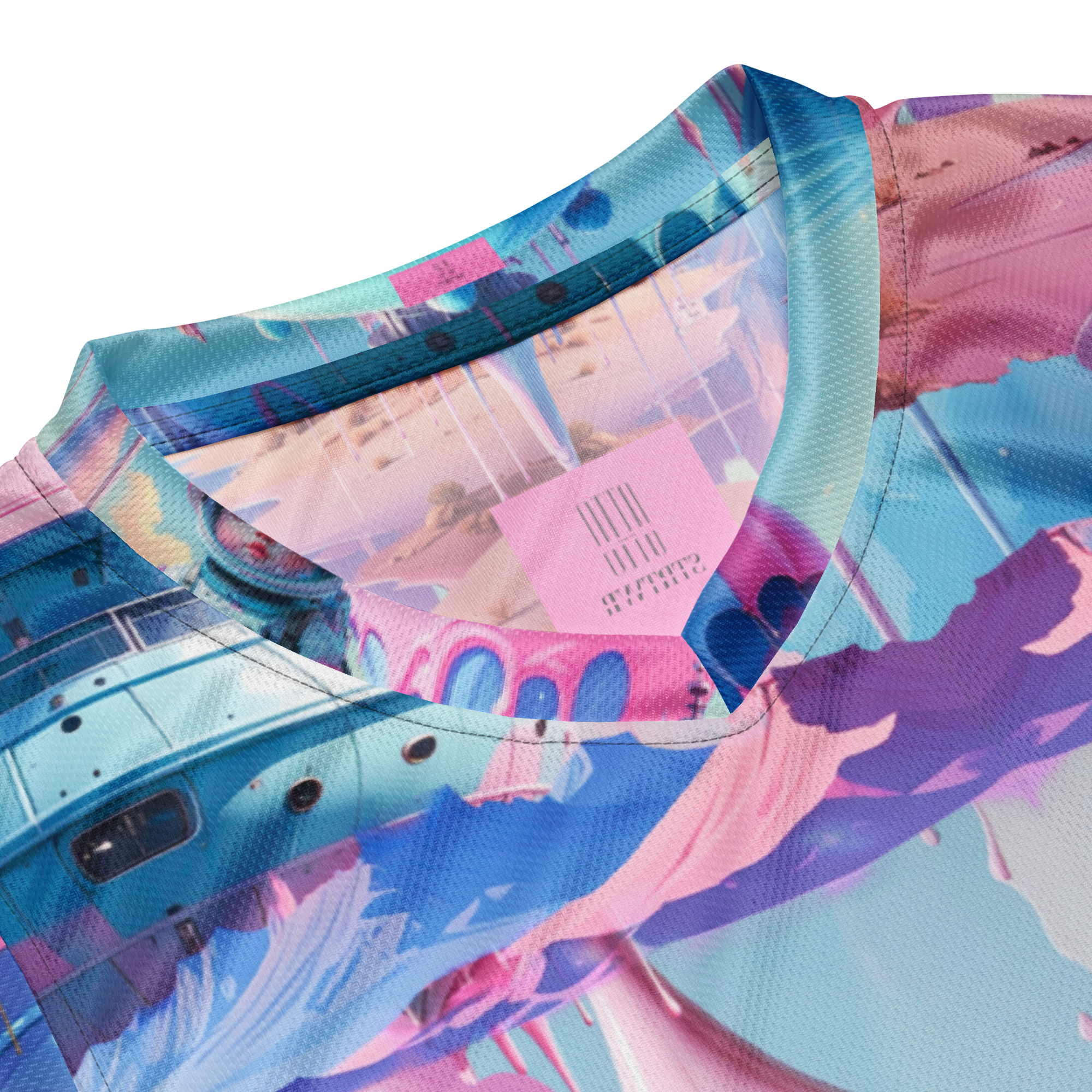 Basketballshirt Light Blue Planet | Premium Streetwear Otto Strtwr Basketball Shirt