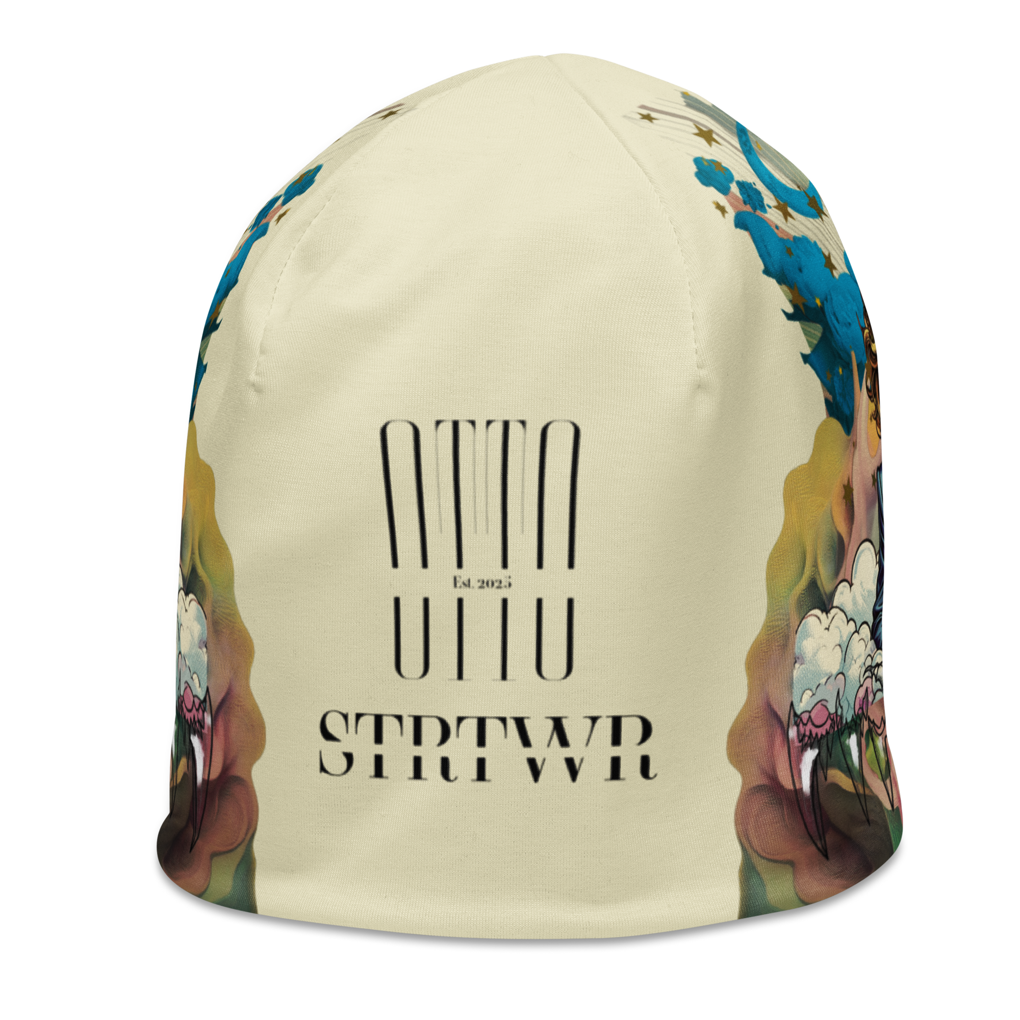 Beanie Bubble Gum Business Creme | Premium Streetwear Otto Strtwr Beanies