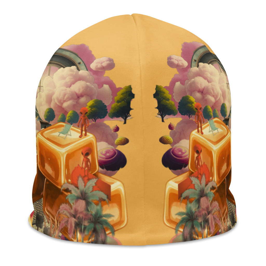 Beanie Caramel Alien Apricot | Premium Streetwear Otto Strtwr Beanies