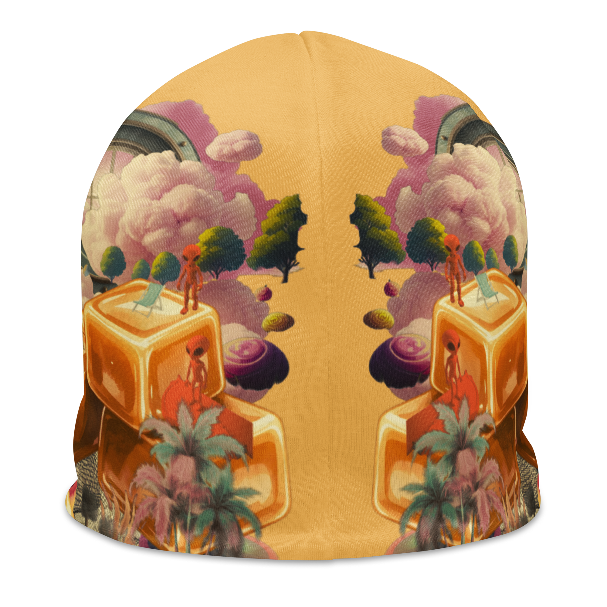 Beanie Caramel Alien Apricot | Premium Streetwear Otto Strtwr Beanies