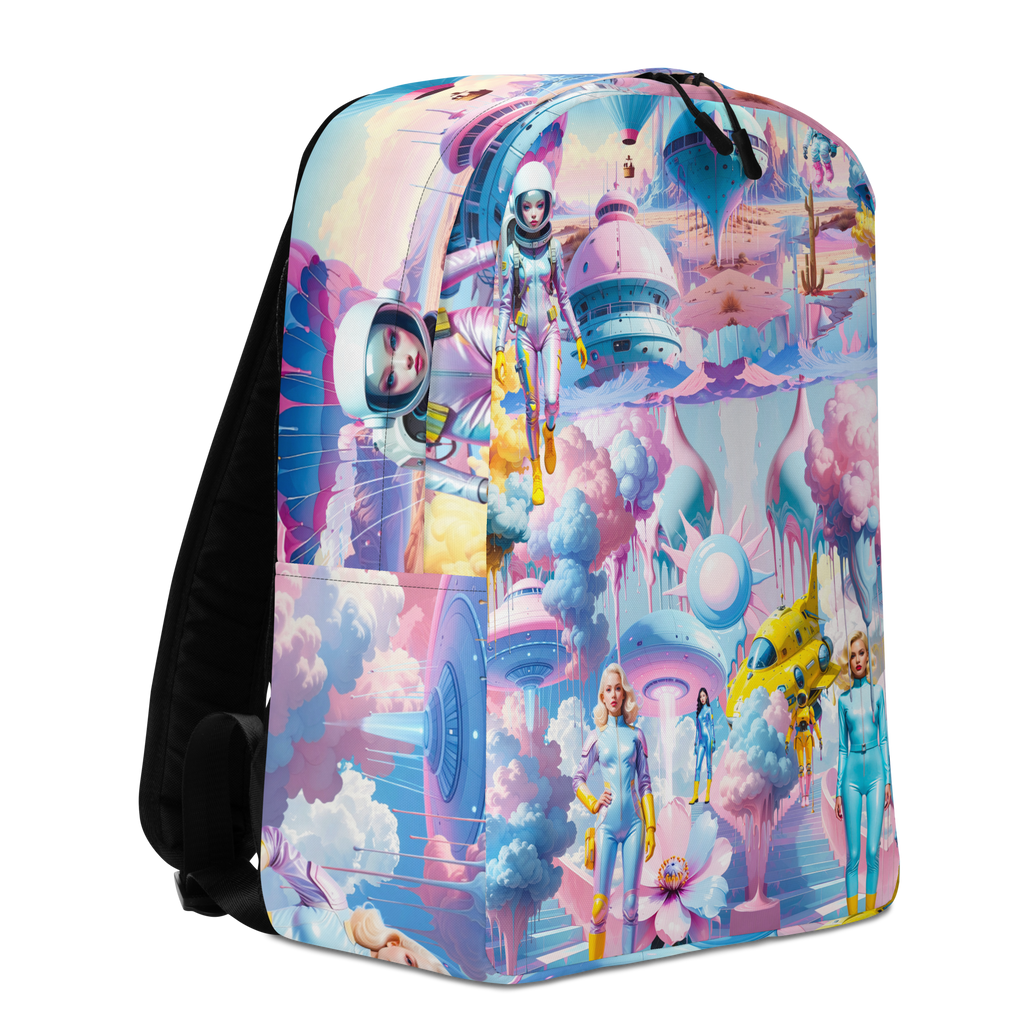 City Rucksack Light Blue Planet | Premium Streetwear Otto Strtwr