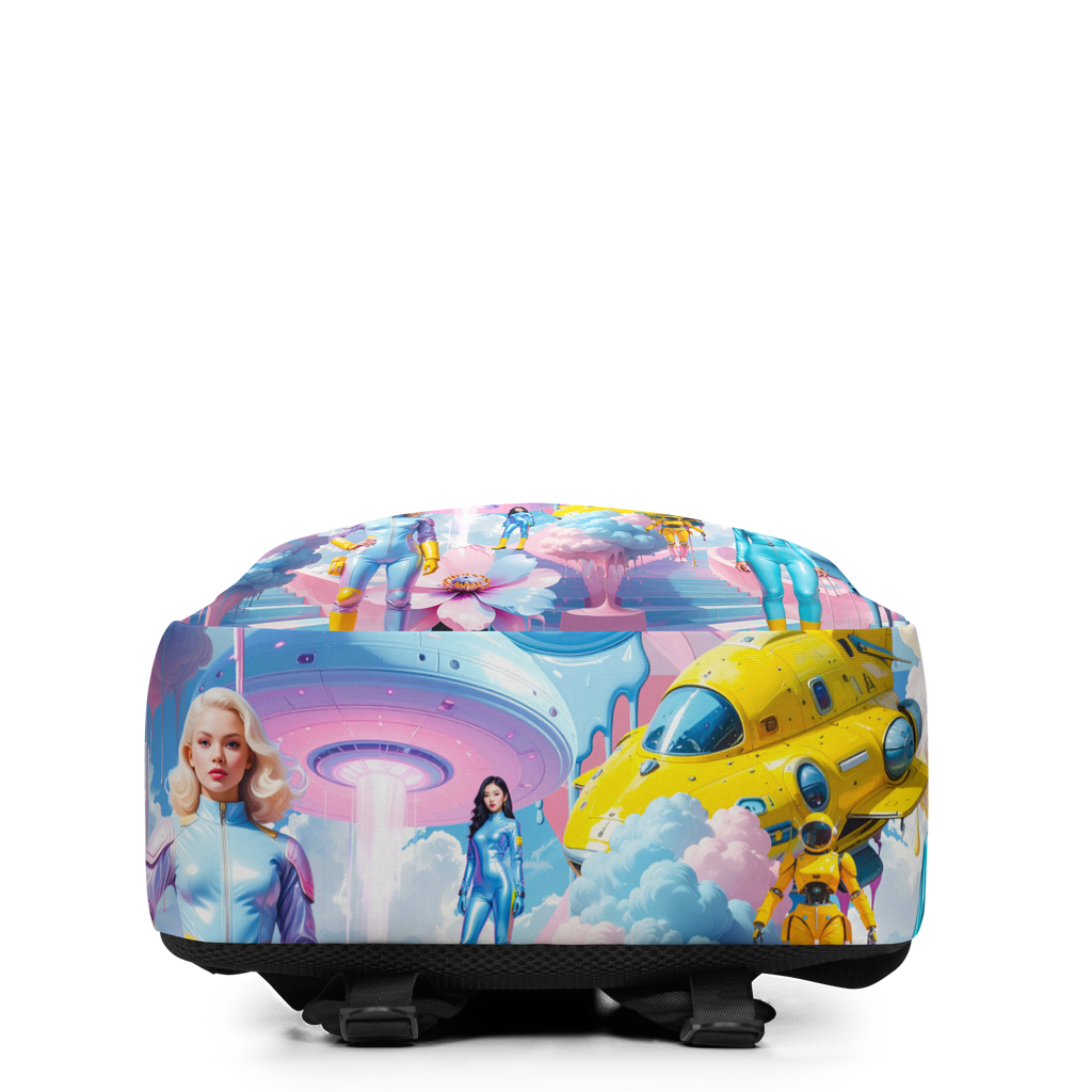 City Rucksack Light Blue Planet | Premium Streetwear Otto Strtwr