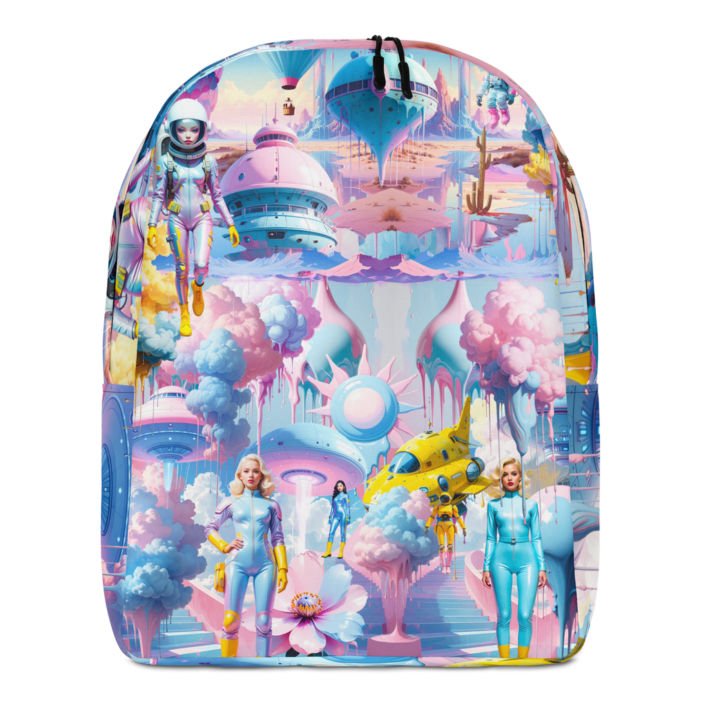 City Rucksack Light Blue Planet | Premium Streetwear Otto Strtwr