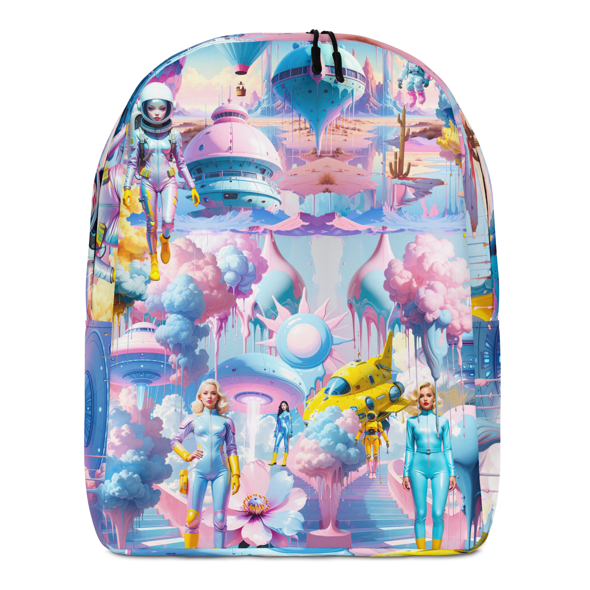 City Rucksack Light Blue Planet | Premium Streetwear Otto Strtwr