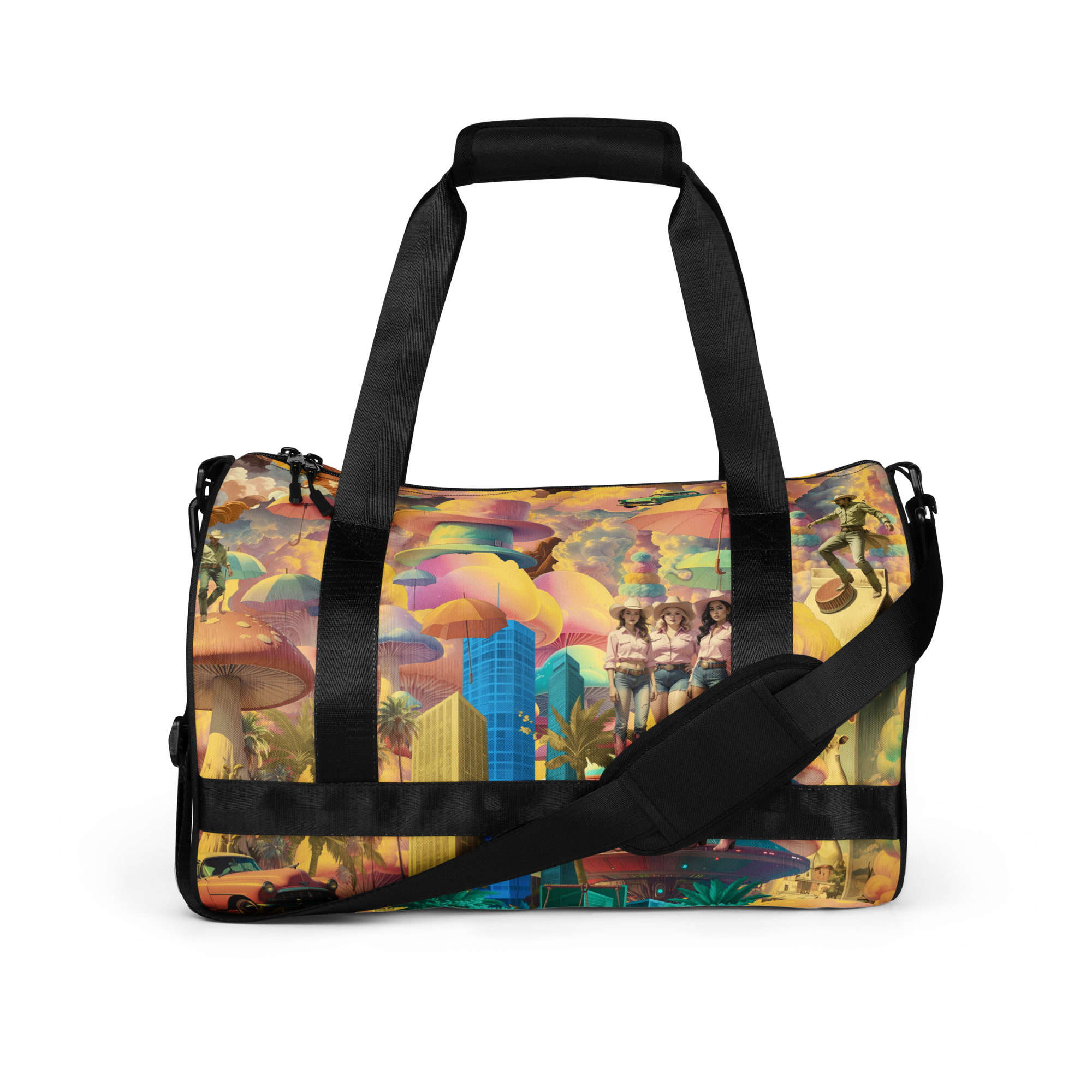 Duffle Bag Burger City | Premium Streetwear Sporttasche Otto Strtwr