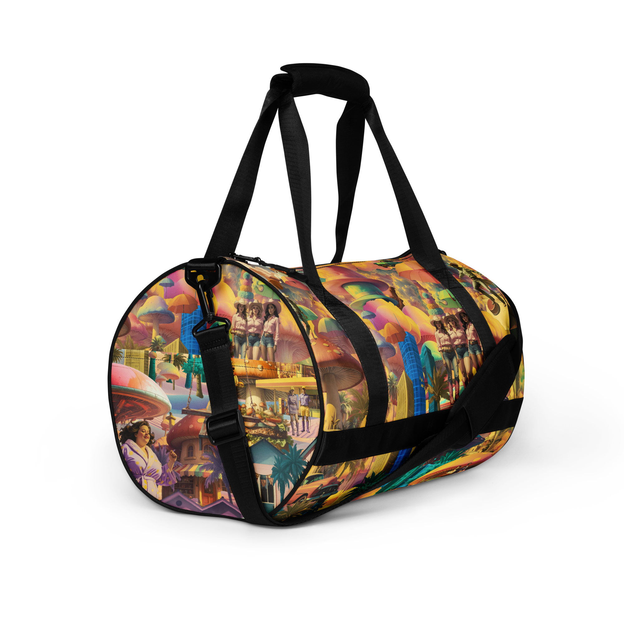Duffle Bag Burger City | Premium Streetwear Sporttasche Otto Strtwr