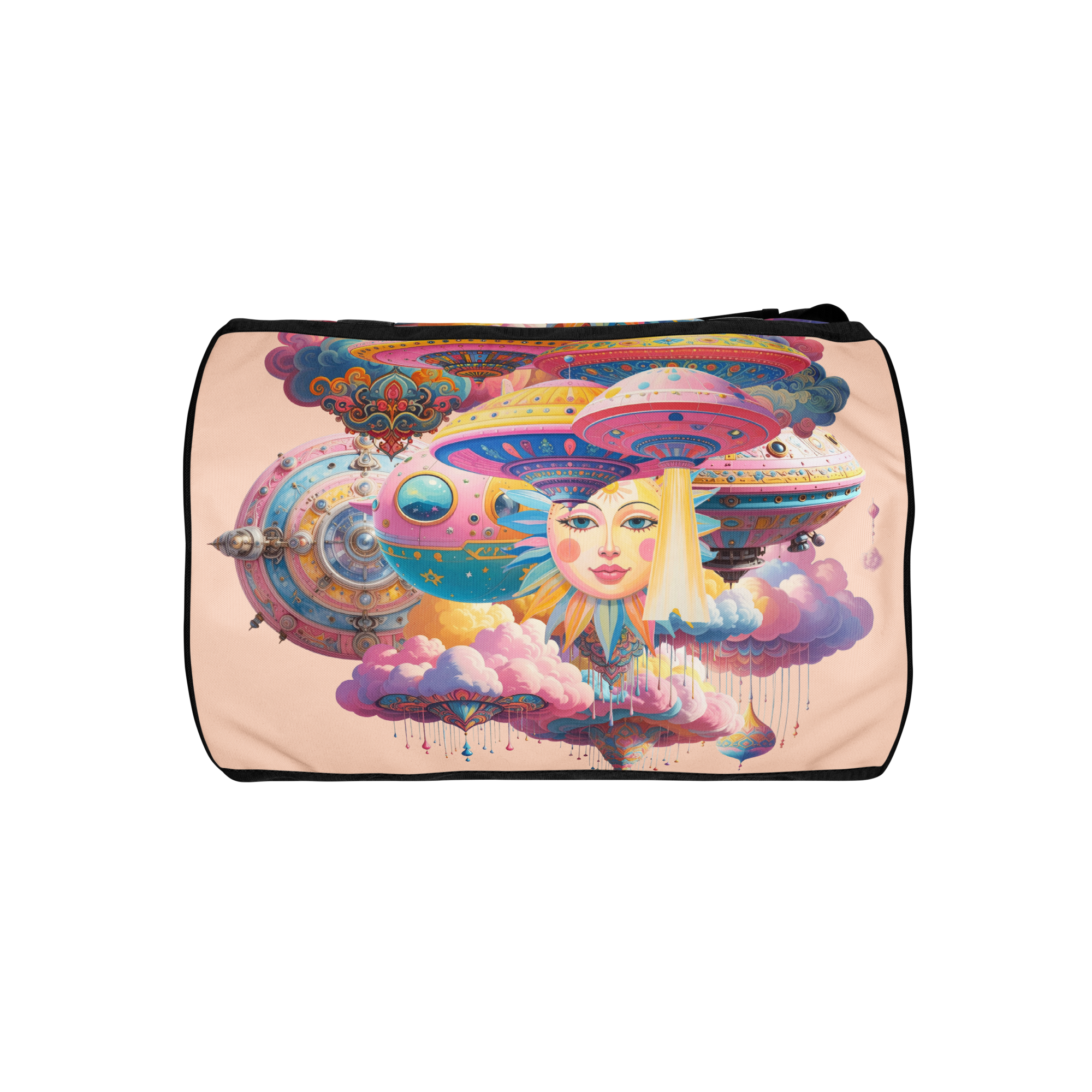 Duffle Bag Cosmic Clouds - Premium Streetwear Sporttasche | Otto Strtwr