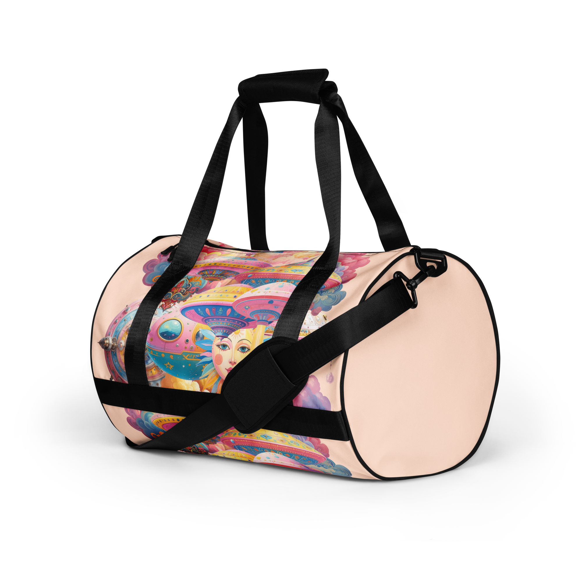 Duffle Bag Cosmic Clouds - Premium Streetwear Sporttasche | Otto Strtwr