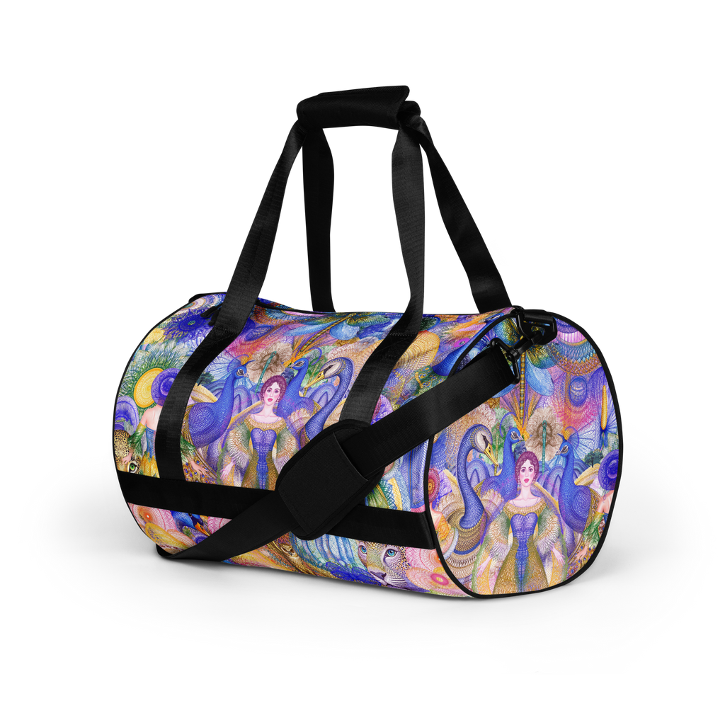 Duffle Bag Peacock Dream | Premium Streetwear Sporttasche Otto Strtwr