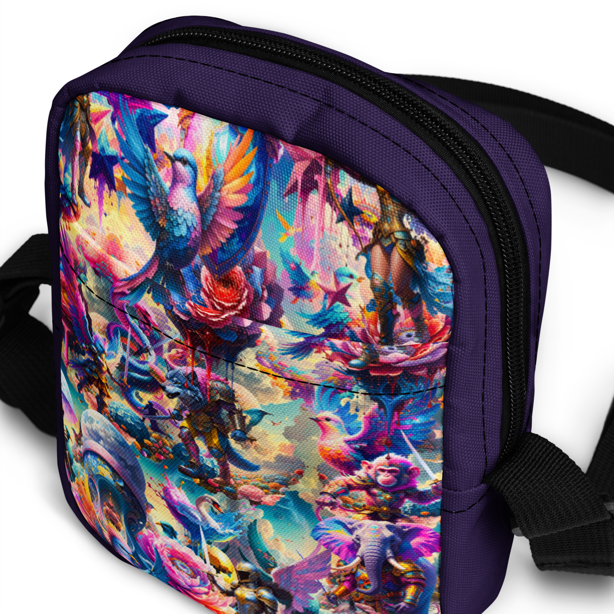 Handy Umhängetasche Surreal Kingdom – Wasserabweisend & Robust | Otto Strtwr Handytasche