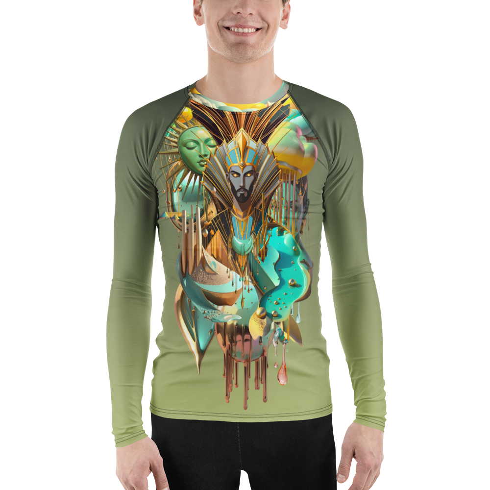 Herren Rash Guard Desert Kingdom – Uv-schutz & 4-wege-stretch | Otto Strtwr Sport Trikot