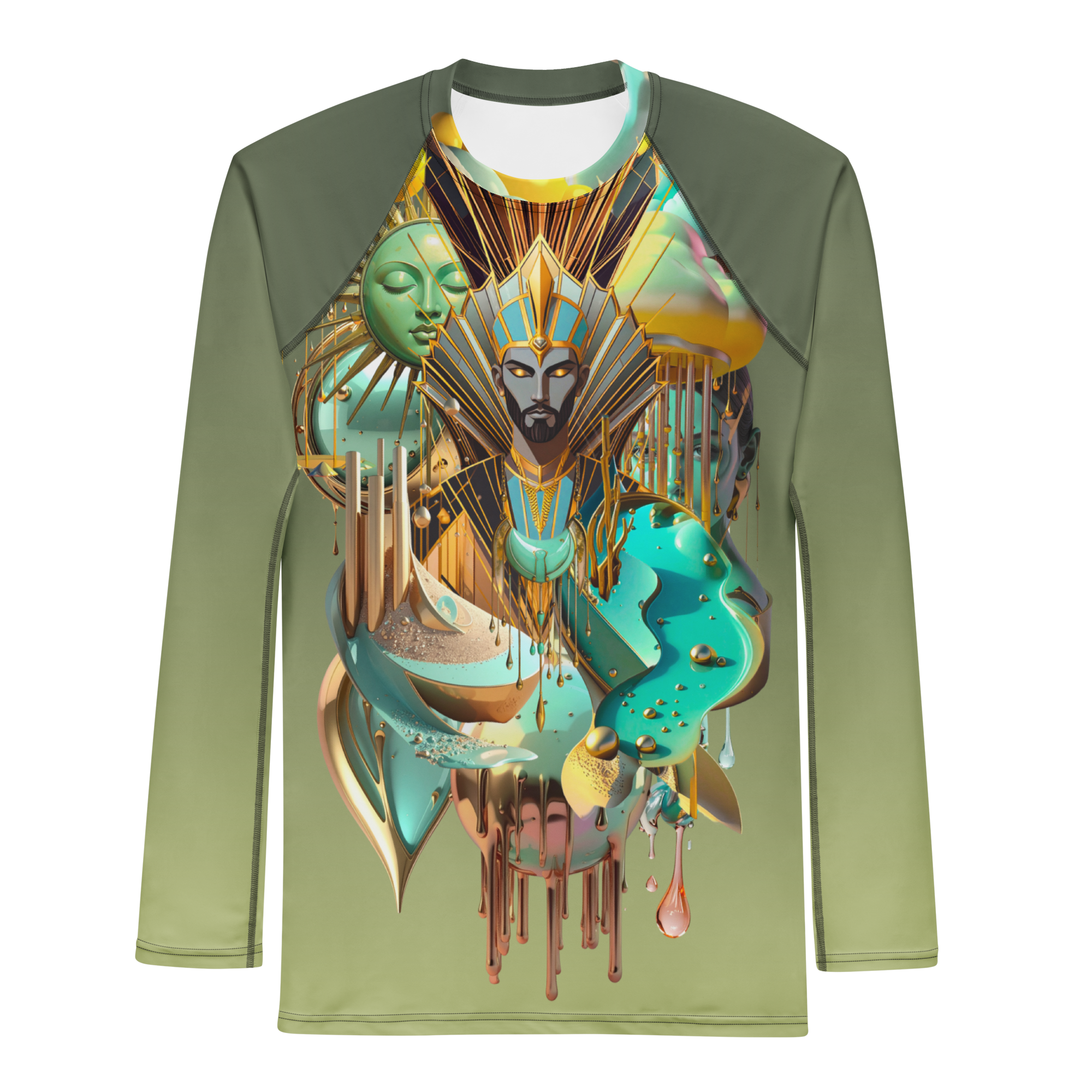 Herren Rash Guard Desert Kingdom – Uv-schutz & 4-wege-stretch | Otto Strtwr Sport Trikot
