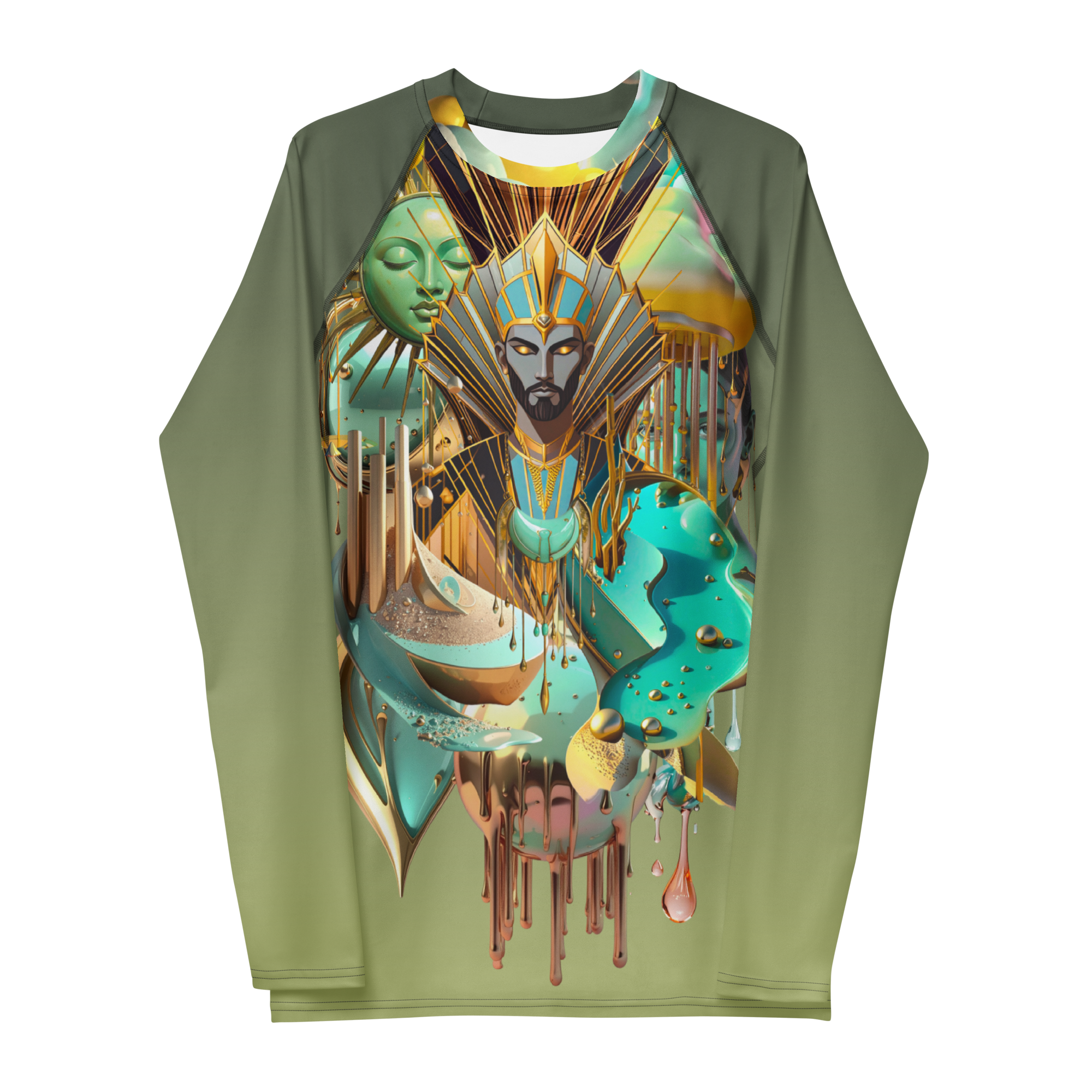Herren Rash Guard Desert Kingdom – Uv-schutz & 4-wege-stretch | Otto Strtwr Sport Trikot