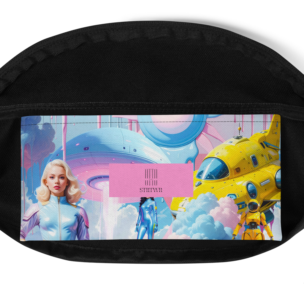 Hip Bag Light Blue Planet | Premium Streetwear Otto Strtwr