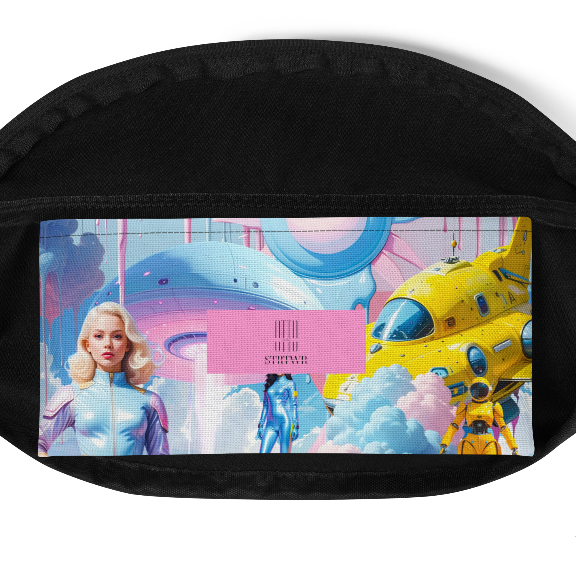 Hip Bag Light Blue Planet | Premium Streetwear Otto Strtwr