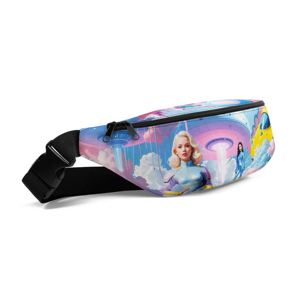 Hip Bag Light Blue Planet | Premium Streetwear Otto Strtwr
