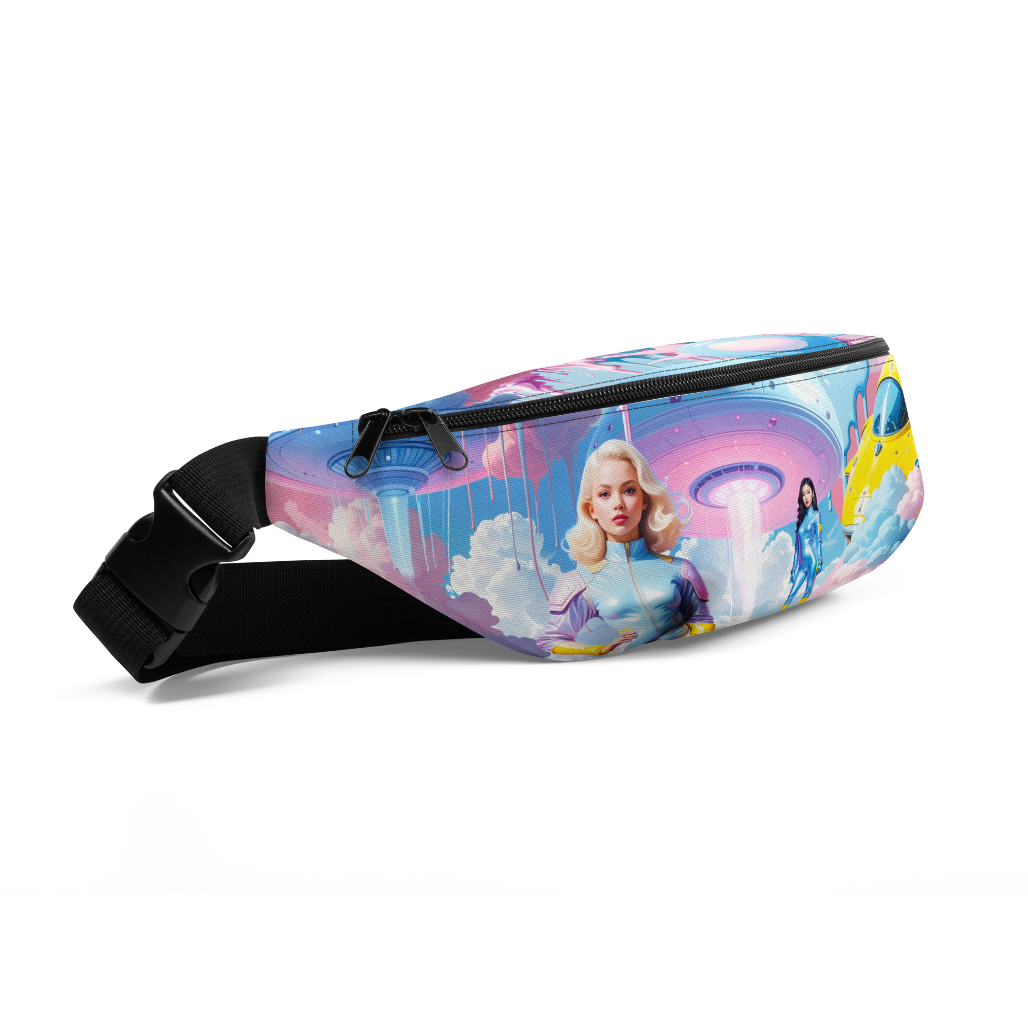 Hip Bag Light Blue Planet | Premium Streetwear Otto Strtwr