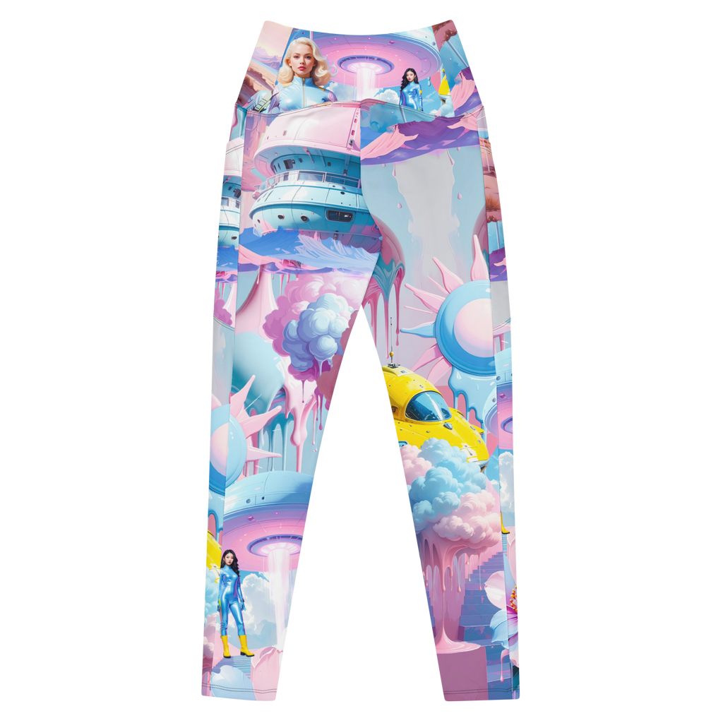 Legging Light Blue Planet | Premium Streetwear Otto Strtwr Sport