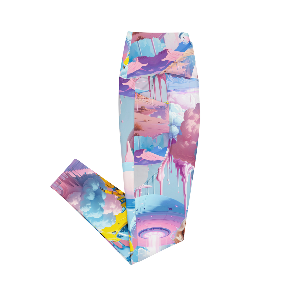 Legging Light Blue Planet | Premium Streetwear Otto Strtwr Sport