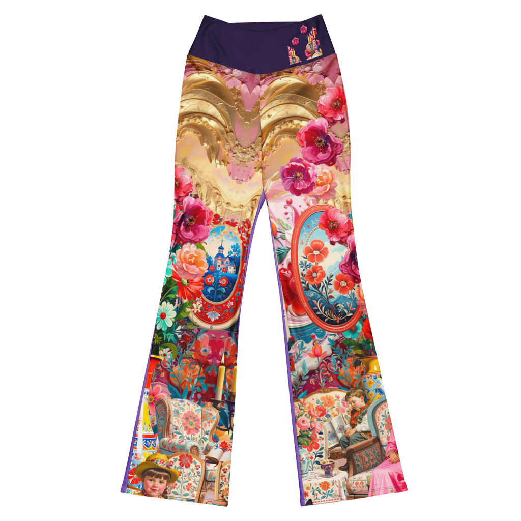 Legging mit Weitem Bein Indian School Flare Leggings – Recycled & Upf 50+ | Otto Strtwr Sport