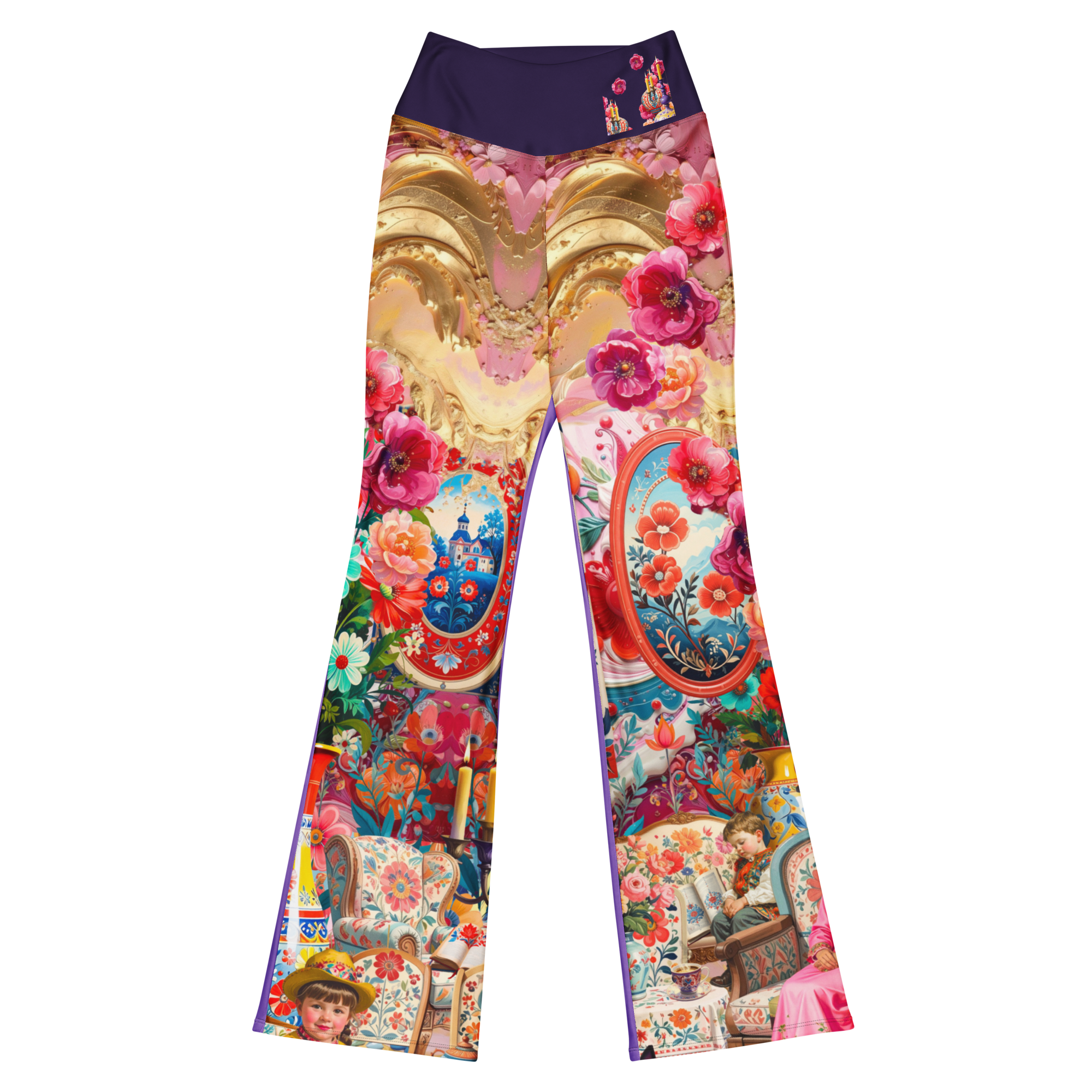Legging mit Weitem Bein Indian School Flare Leggings – Recycled & Upf 50+ | Otto Strtwr Sport
