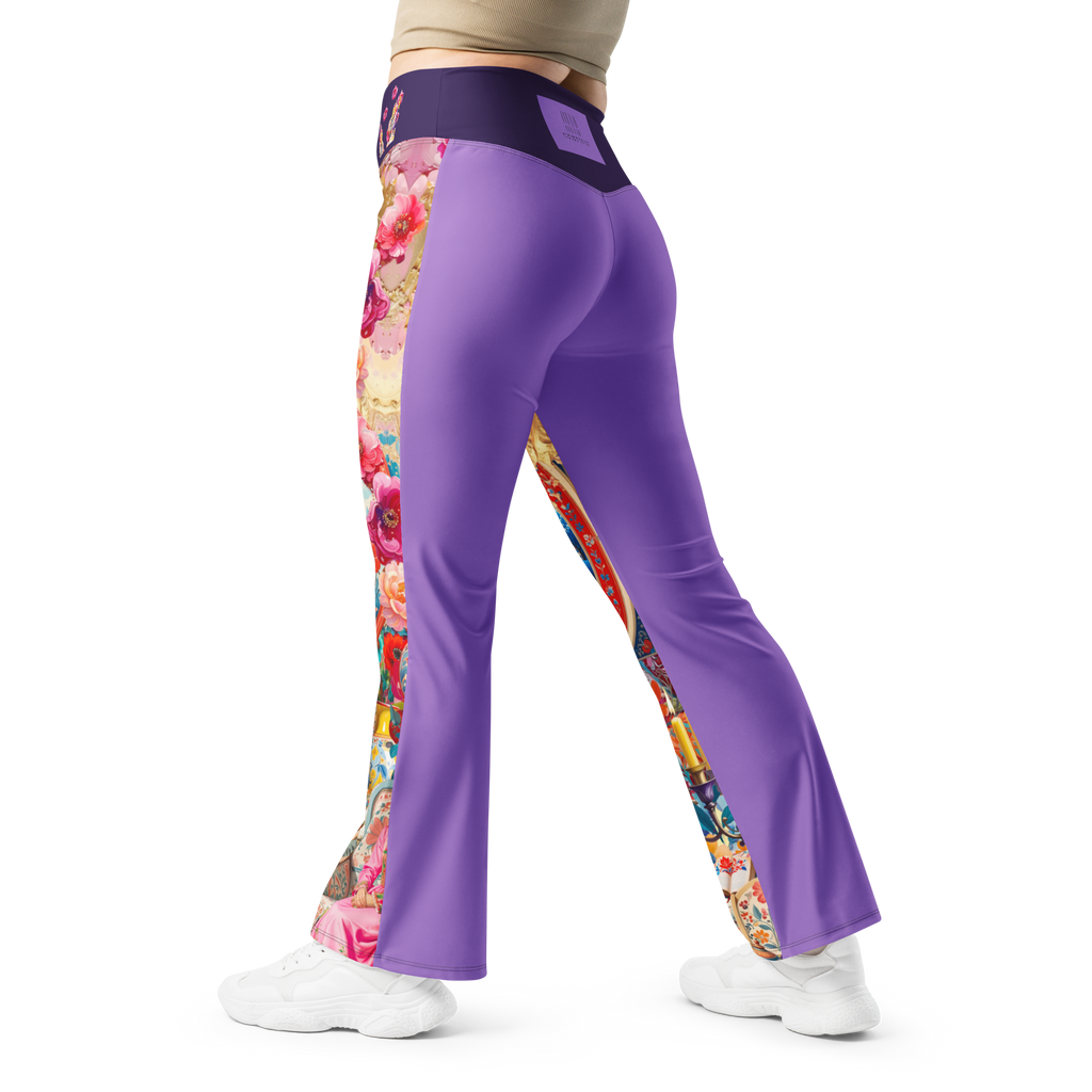 Legging mit Weitem Bein Indian School Flare Leggings – Recycled & Upf 50+ | Otto Strtwr Sport