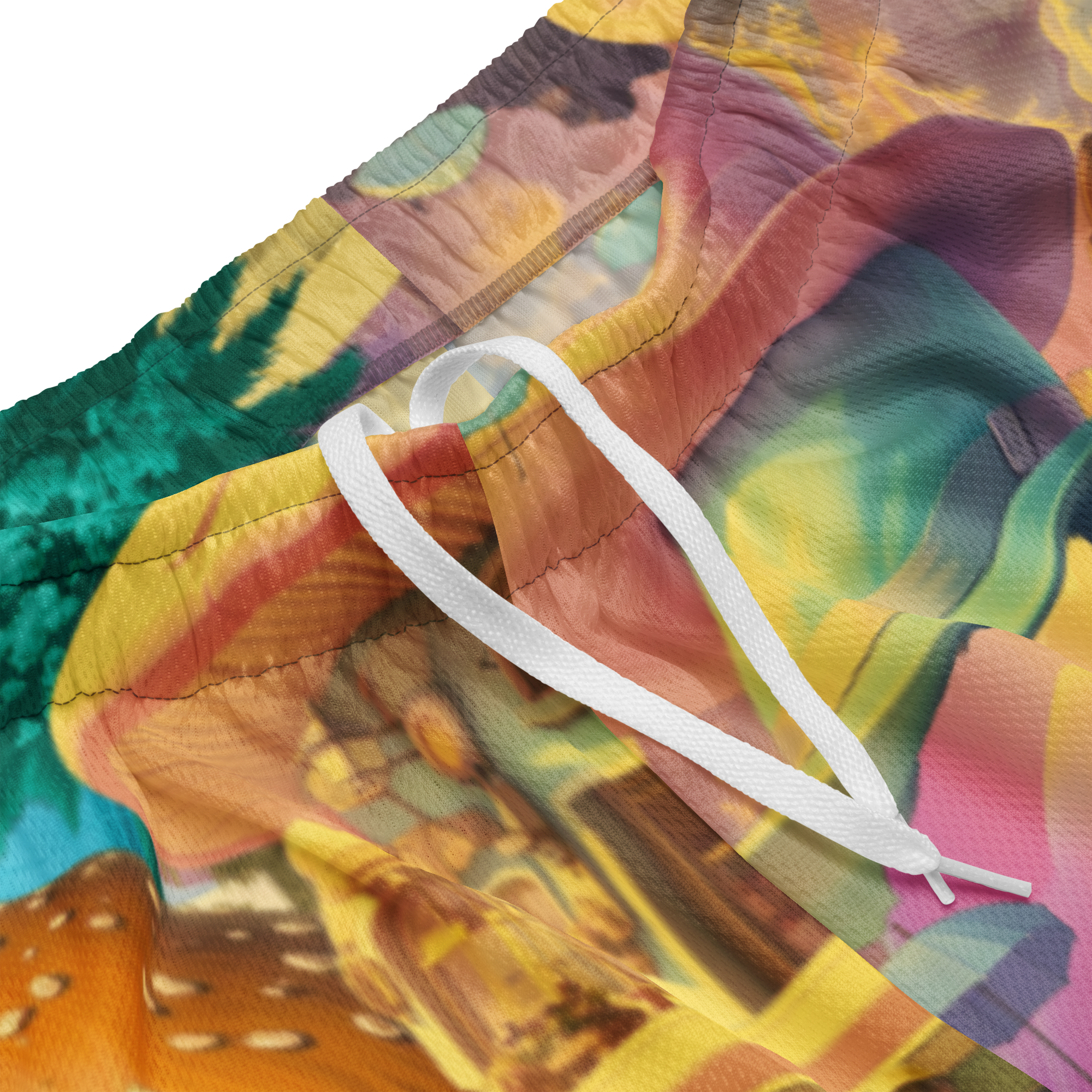 Mesh Sport Shorts Burger City | Premium Streetwear Otto Strtwr