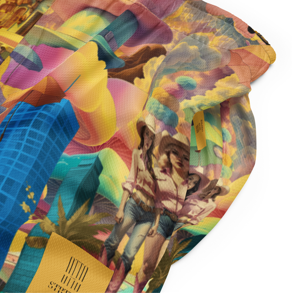 Mesh Sport Shorts Burger City | Premium Streetwear Otto Strtwr