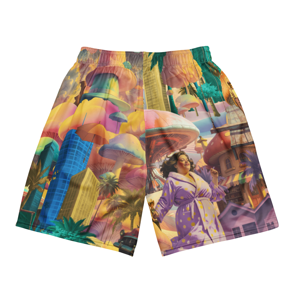 Mesh Sport Shorts Burger City | Premium Streetwear Otto Strtwr