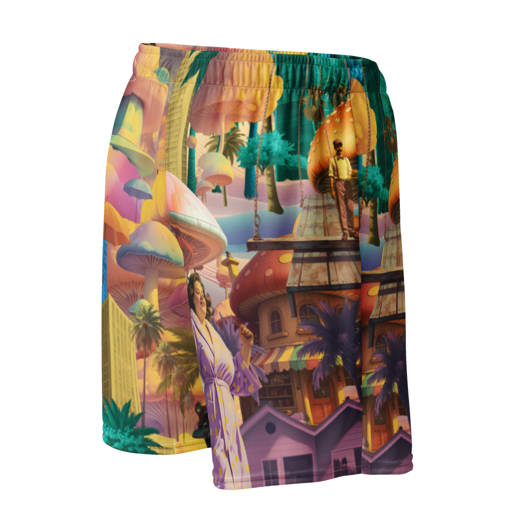 Mesh Sport Shorts Burger City | Premium Streetwear Otto Strtwr