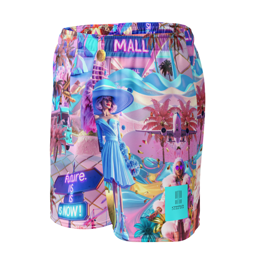 Mesh Sport Shorts Future Is Now | Premium Streetwear Otto Strtwr