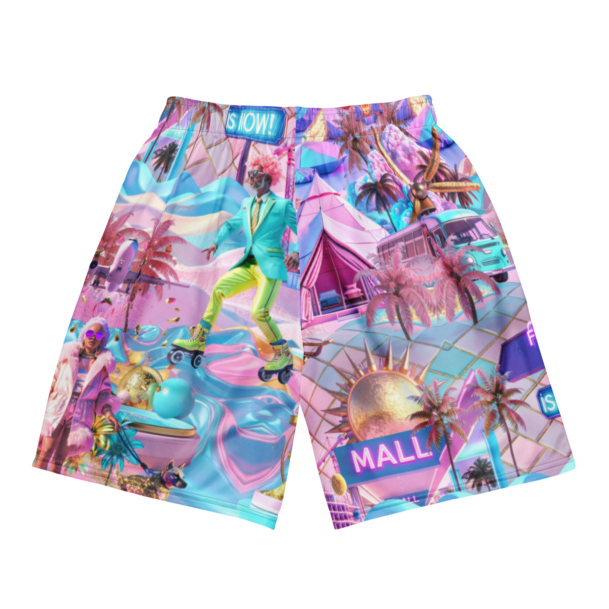 Mesh Sport Shorts Future Is Now | Premium Streetwear Otto Strtwr