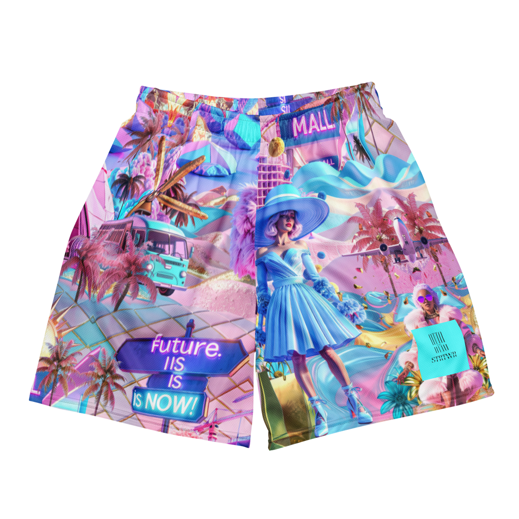 Mesh Sport Shorts Future Is Now | Premium Streetwear Otto Strtwr