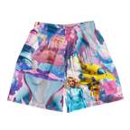 Mesh Sport Shorts Light Blue Planet | Premium Streetwear Otto Strtwr