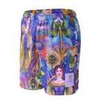 Mesh Sport Shorts Peacock Dream | Premium Streetwear Otto Strtwr