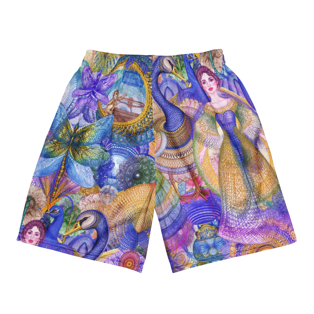 Mesh Sport Shorts Peacock Dream | Premium Streetwear Otto Strtwr